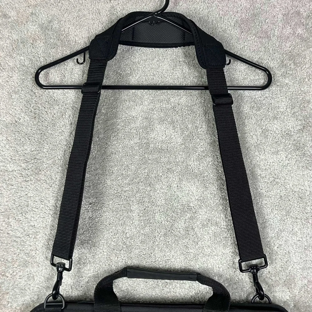 Vintage IBM ThinkPad Black Laptop Messenger Bag Briefcase Shoulder Strap 16